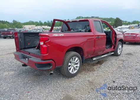 2019 Chevrolet Silverado 1500 Custom из США, поврежденный, VIN 1GCRYBEH3KZ405326